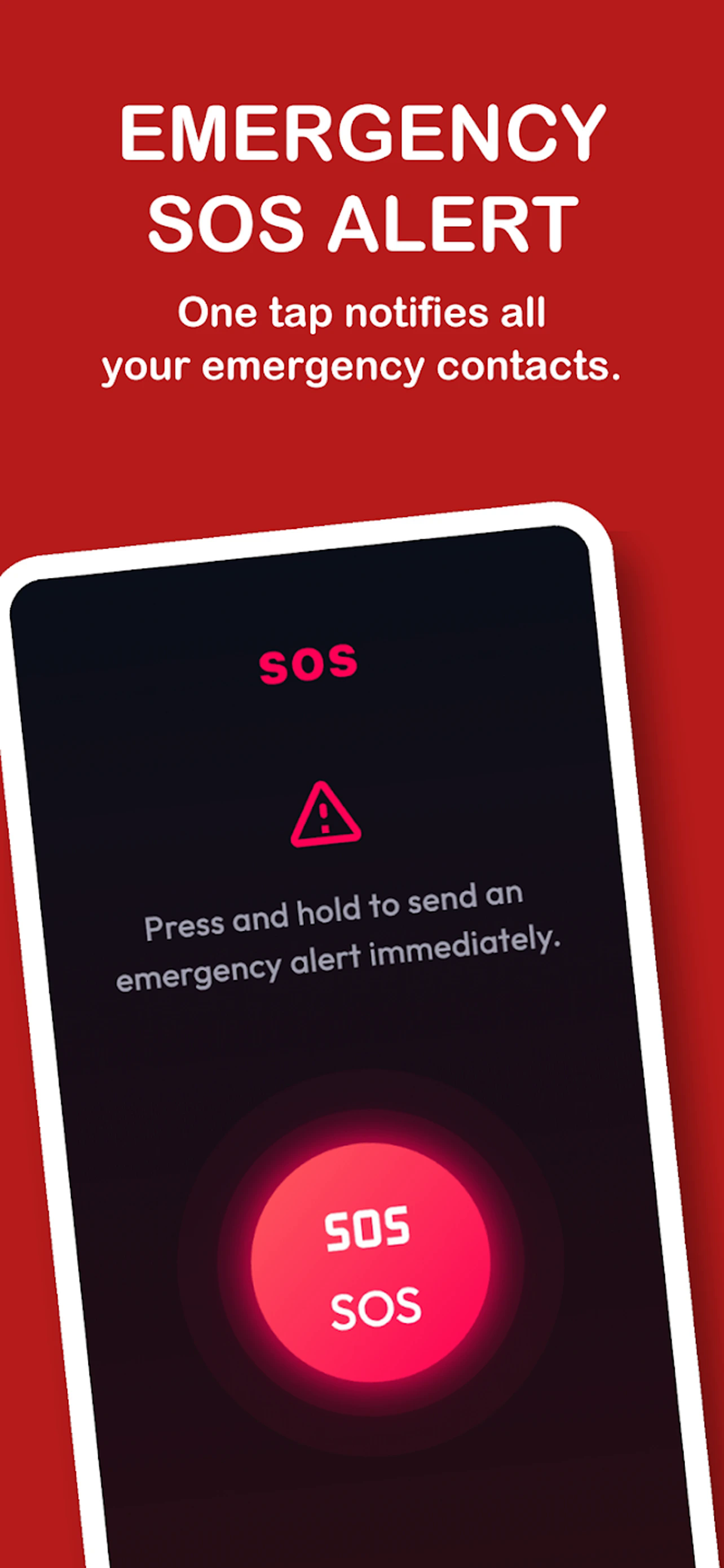 Safe? App SOS screen